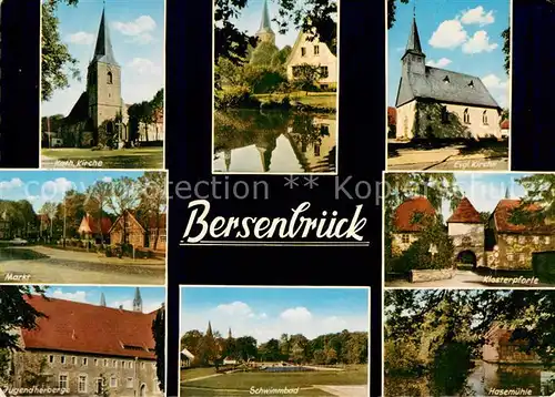 Bersenbrueck Kirche Markt Klosterpforte Jugendherberge Freibad Hasemuehle Bersenbrueck