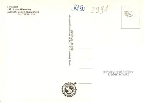 Lorup Ortsansicht Feriendorf Teich Ponykutsche Landschaft Lorup