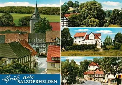 Salzderhelden Ortsansichten Kirche Burgruine Salzderhelden