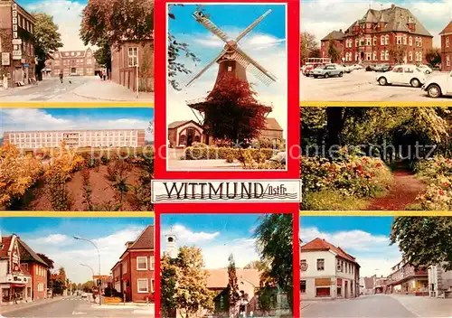 Wittmund Ortsansichten Parkanlagen Windmuehle Wittmund