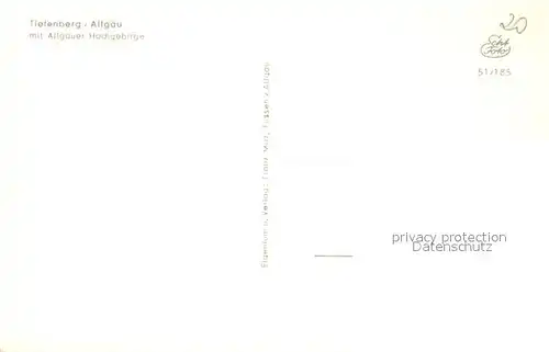 Tiefenberg mit Allgaeuer Hochgebirge Tiefenberg