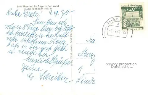 Thenried Panorama mit Hohenbogen Thenried