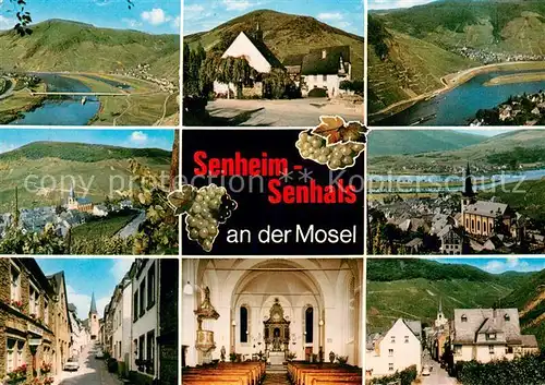 Senheim Senhals Moselpartien Kirche Inneres Ortsmotive Senheim Senhals