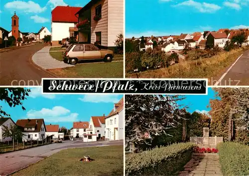 Schweix Ortsansichten Gedenktafel Schweix