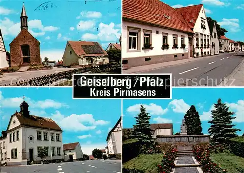Geiselberg_Pfalz Kirche Ortsansichten Gedenkstaette Geiselberg Pfalz