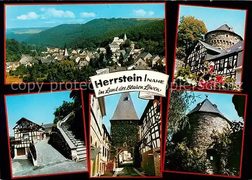 Herrstein Panorama Fachwerkhaus Turm Stadttor Herrstein