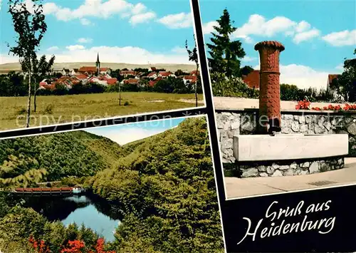 Heidenburg Panorama Brunnen Park Heidenburg