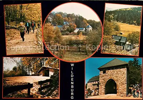 Kempfeld Wildenburg Gaststaette Waldweg Teilansichten Tor Kempfeld