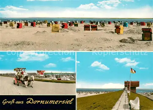 Dornumersiel Strandpartie Kutschfahrt Damm Dornumersiel