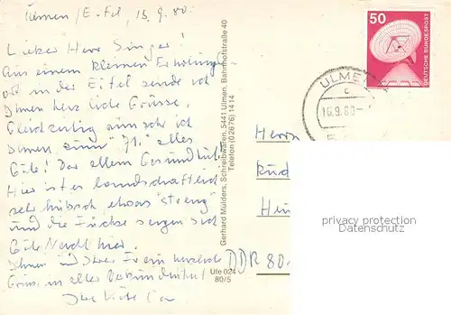 Ulmen Fliegeraufnahme Kirche mit Maar Markt Brunnen Burghof Ulmen