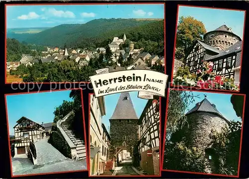 Herrstein Panorama Burg Fachwerkhaus Stadttor Burgturm Herrstein