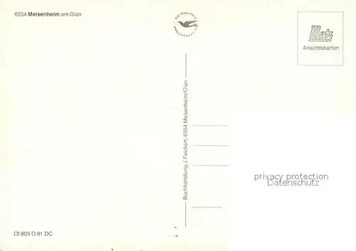 Meisenheim_Glan Ortsansicht Panorama Freibad Strassenpartie Meisenheim_Glan