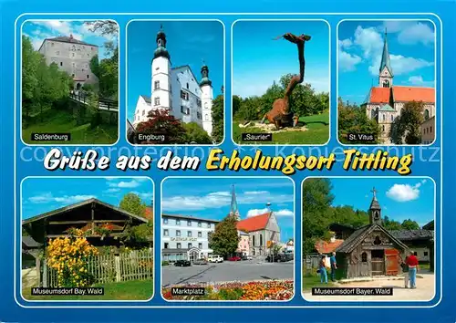 Tittling Saldenburg Englburg Saurier St Vitus Museumsdorf Bay Wald Marktplatz  Tittling