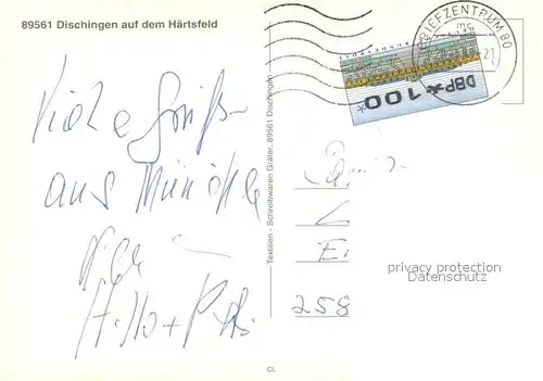 Dischingen Rathaus Kirche Schloss Taxis Burg Katzenstein Haertsfeldsee Dischingen