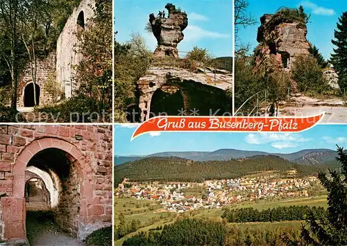 Busenberg_Pfalz Huette am Drachenfels Torbogen Panorama Busenberg Pfalz
