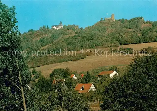 Kusel Remigiusberg mit Kirche und Burg Kusel