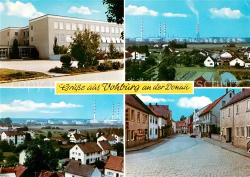 Vohburg_Donau Schule Panorama Strassenpartie Vohburg Donau