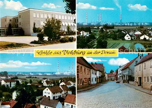 Vohburg_Donau Schule Panorama Strassenpartie Vohburg Donau