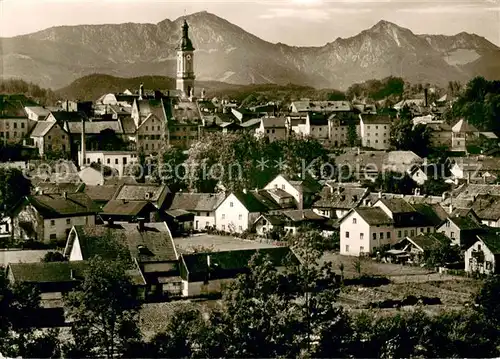 Traunstein_Oberbayern mit Hochfelln und Hochgern Traunstein_Oberbayern