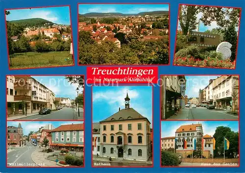 Treuchtlingen Panorama Thermalbad Wallmuellerplatz Rathaus Haus des Gastes Treuchtlingen