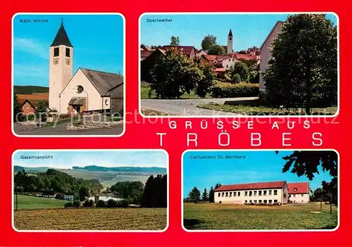Troebes Kath Kirche Sperlweiher Panorama Caritasheim St Berhard Troebes