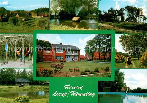 Lorup Ferienhof Pohlabeln Panorama Fontaene Hochsitz Park Weiher Lorup