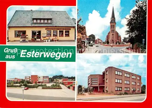 Esterwegen Kaufladen Kirche Teilansichten Esterwegen