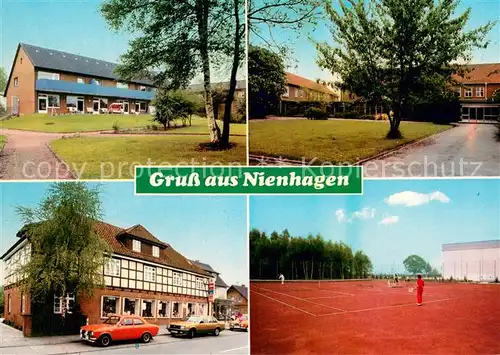 Nienhagen_Celle Teilansichten Fachwerkhaus Tennisplatz Nienhagen_Celle
