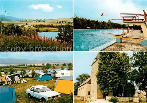 Wallensen Panorama Freibad Campingplatz Kirche Wallensen