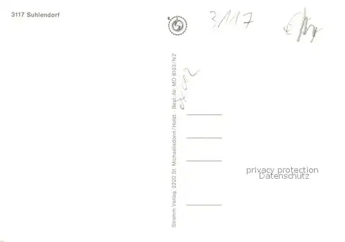 Suhlendorf Monument Muehle Flusspartie Schule Suhlendorf