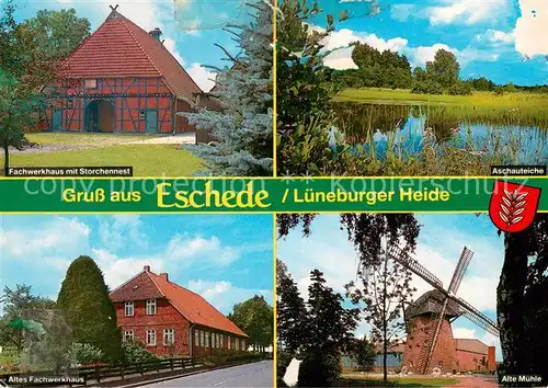 Eschede Fachwerkhaus Storchennest Aschauteiche Alte Muehle Eschede