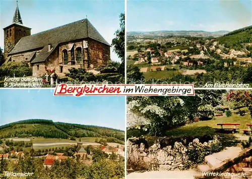 Bergkirchen_Bad_Oeynhausen Kirche Am Buchenberg Teilansicht Wittekindsquelle Bergkirchen_Bad