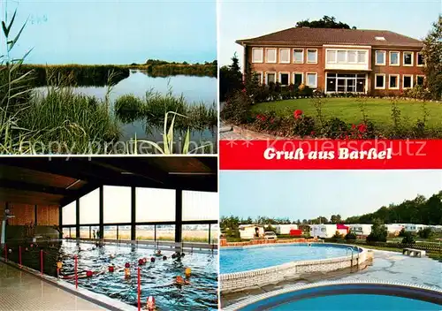 Barssel Seepartie Schule Hallen und Freibad Camping Barssel