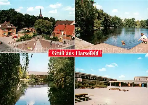 Harsefeld Marktplatz Freibad Schule Harsefeld