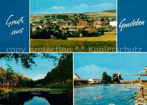 Grasleben Panorama Weiher Schwimmbad Grasleben