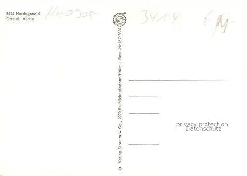 Asche Wohnhaus Kapelle Panorama Asche