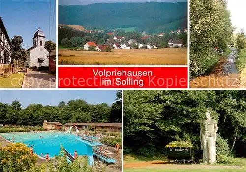 Volpriehausen Kirche Panorama Waldweg Schwimmbad Glueckauf Monument Volpriehausen