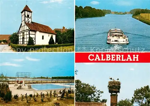 Calberlah Kirche Boot Schwimmbad Storchennest Calberlah