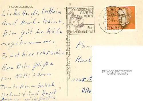 Dellbrueck Thielenbrucher Allee St Josef Paulus Kirche Ehrenmal St Norbert Thurner Hof Erika Hof Dellbrueck