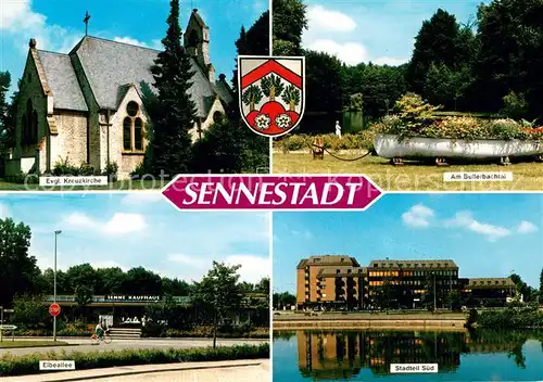Sennestadt Ev Kreuzkirche Am Bullerbachtal Elbeallee Stadtteil Sued Sennestadt