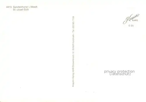 Sendenhorst St Josef Stift Sendenhorst