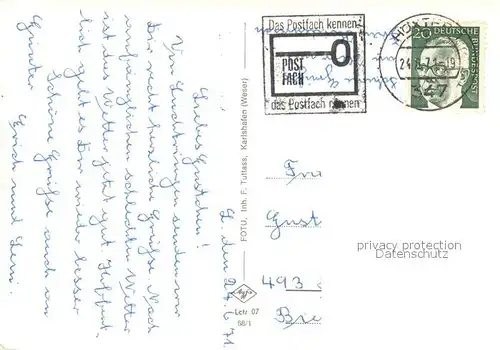 Luechtringen Teilansichten Kirche Weserpartie Luechtringen