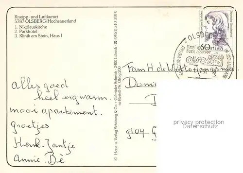 Olsberg_Sauerland Nikolauskirche Parkhotel Klinik am Stein Olsberg_Sauerland