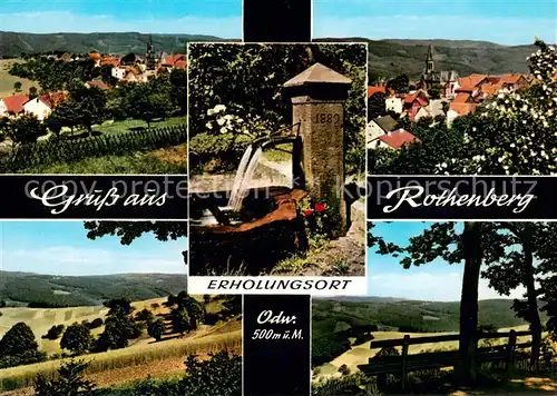 Rothenberg_Odenwald Panorama Landschaften Brunnen Rothenberg Odenwald