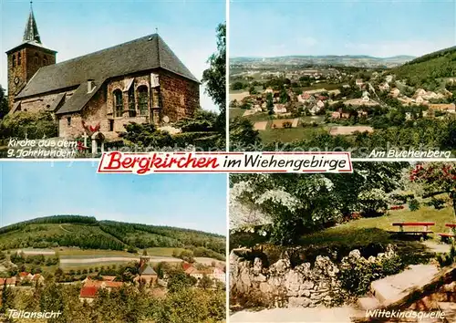 Bergkirchen_Bad_Oeynhausen Kirche Am Buchenberg Telansicht Wittekindsquelle Bergkirchen_Bad