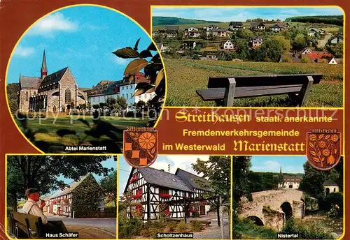 Streithausen Abtei Marienstatt Panorama Haus Schaefer Scholtzenhaus Nistertal Streithausen