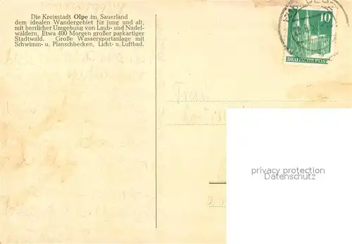 Olpe_Biggesee Panorama Olpe Biggesee