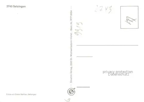 Selsingen Kirche Fachwerkhaus Ortspartie Muehle Selsingen