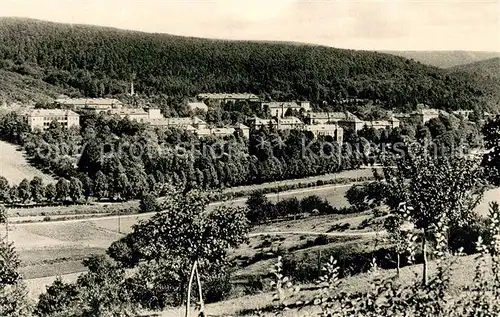 Weilmuenster Panorama Blick zum Kindersanatorium Weilmuenster