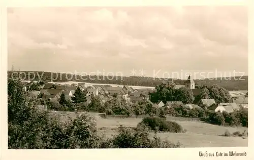 Lahr_Limburg Ortsansicht mit Kirche Lahr Limburg